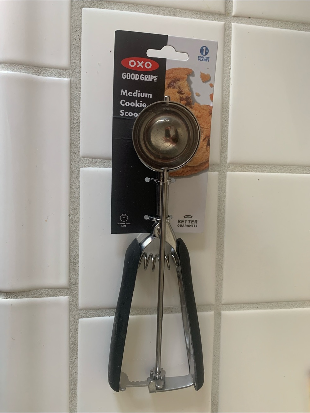 OXO Good Grips Stainless Steel Cookie Scoop with Black Handles